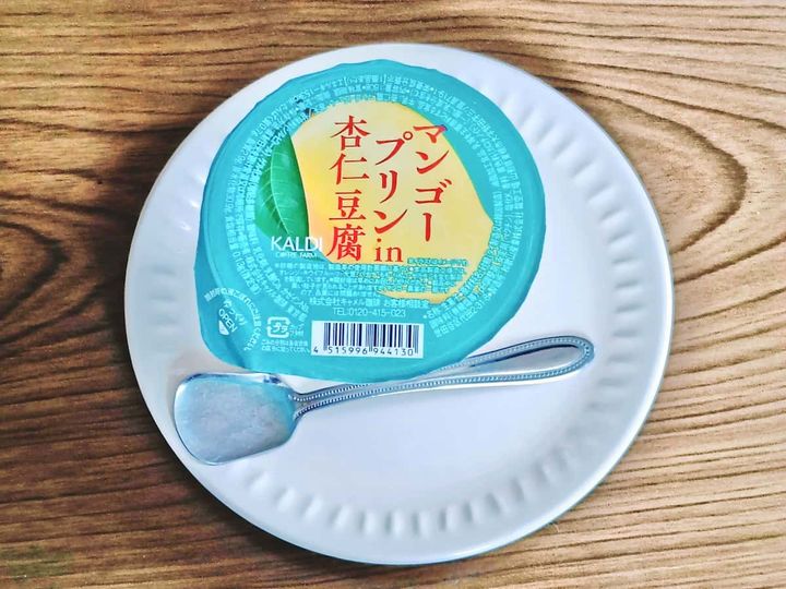 カルディコーヒーファーム「マンゴーゼリー in 杏仁豆腐」
