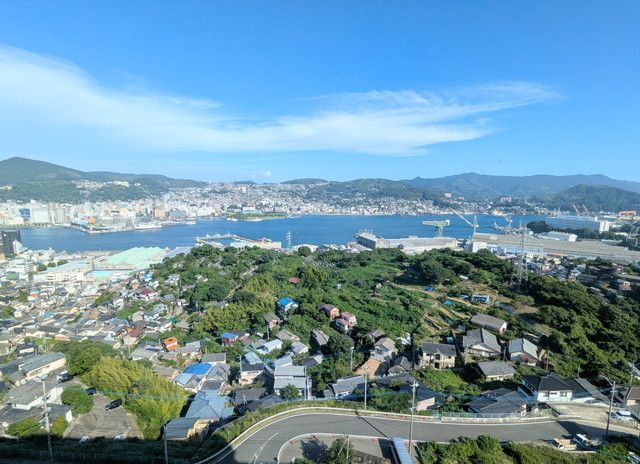 大江戸温泉物語Premium 長崎ホテル清風から望む長崎市街と港の景色