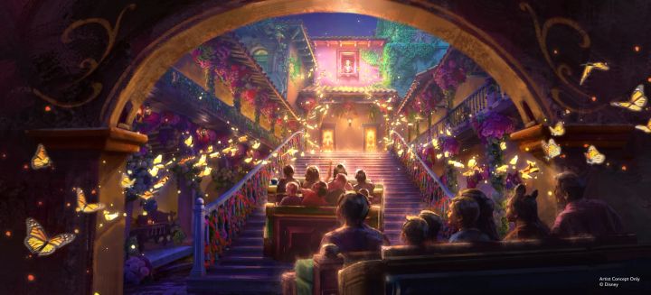 Antonio’s Fiesta de Encanto カシータの階段のコンセプトアート