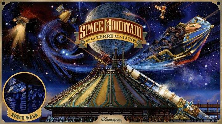 Space Mountain: De la Terre à la Lune コンセプトアート