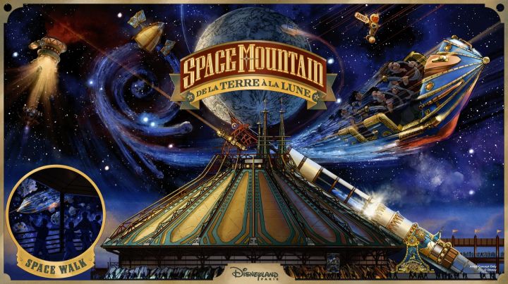 Space Mountain: De la Terre à la Lune コンセプトアート