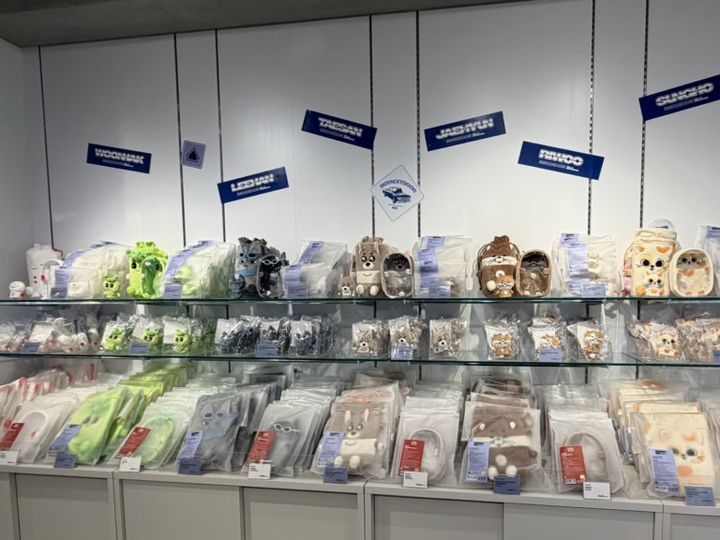 OFFICIAL LIGHT STICK POUCH BAG 各￥4,200 OFFICIAL LIGHT STICK KEYRING COVER 各￥2,600 BBNEXDO MINI PUPPET 各¥2,000 POUCH 各￥4,200