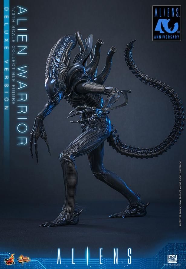 尻尾はワイヤー内蔵で自由自在(「【ムービー・マスターピース】 『エイリアン2』1/6スケールフィギュア エイリアン・ウォーリアー(2.0／デラックス版)」) TM & [c] 20th Century Studios