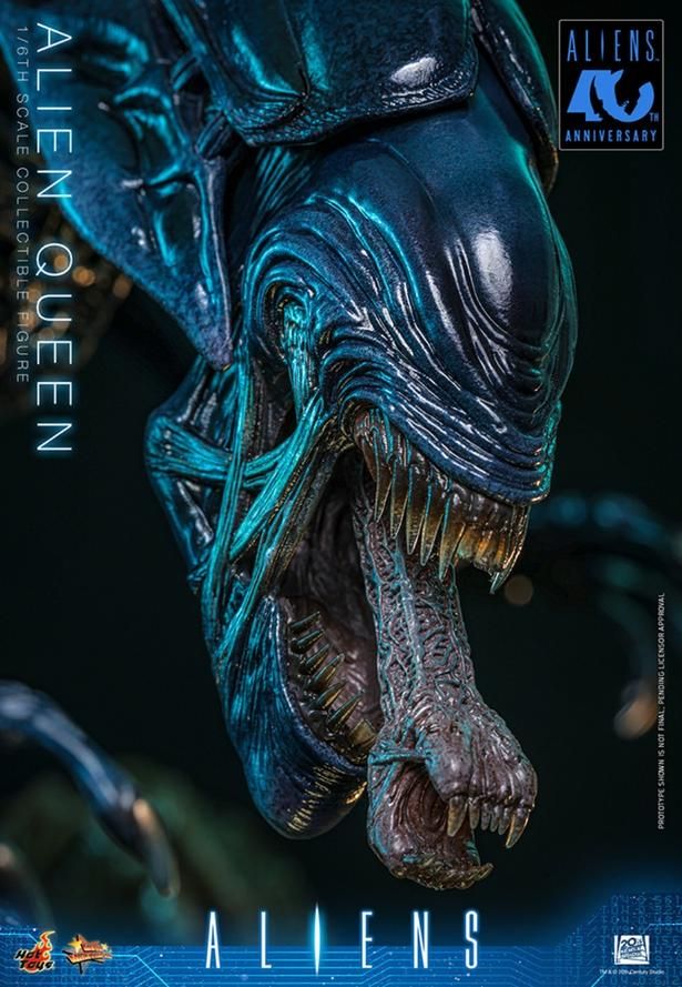 インナーマウスが伸びるのもうれしい(「【ムービー・マスターピース】『エイリアン2』1/6スケールフィギュア エイリアン・クイーン」) TM & [c] 20th Century Studios