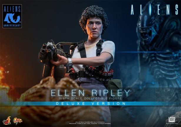 【写真を見る】名作『エイリアン2』のアイテムをチェック！(「【ムービー・マスターピース】『エイリアン2』1/6スケールフィギュア エレン・リプリー(2.0／デラックス版)」) 2027年9月発売予定 価格：52,000円(税込) 発売・販売元：ホットトイズ TM & [c] 20th Century Studios