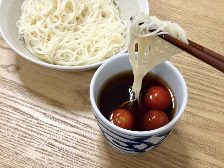 画像1: めんつゆの味が薄まらない！ ひんやりそうめん