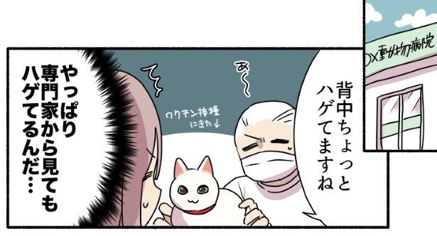 ミコさんがハゲてしまった話_P03 久川はる(@hisakawa_haru)