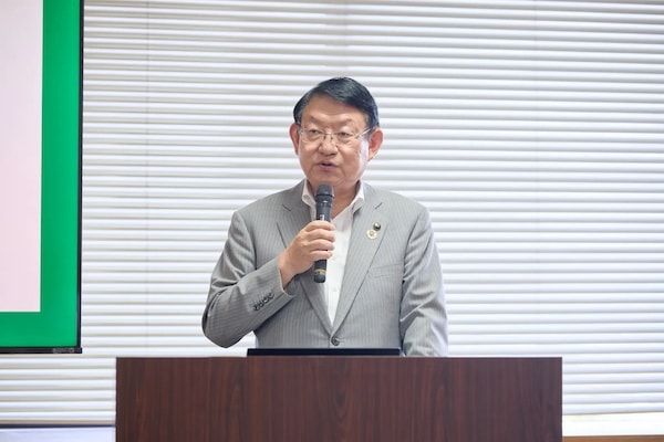 【群馬県館林市】ダノンジャパンが「ダノンBIOの日」に市役所で「夏の健康、おなかから応援式」を開催