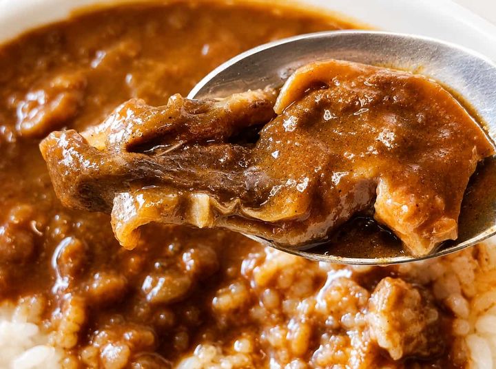 無印良品「素材を生かした 牛ばら肉の大盛りカレー」