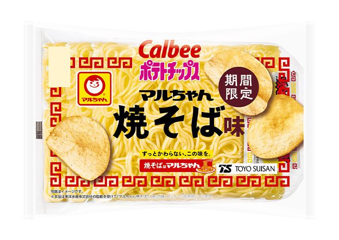ポテトチップス マルちゃん焼そば味／￥190（税込み）前後