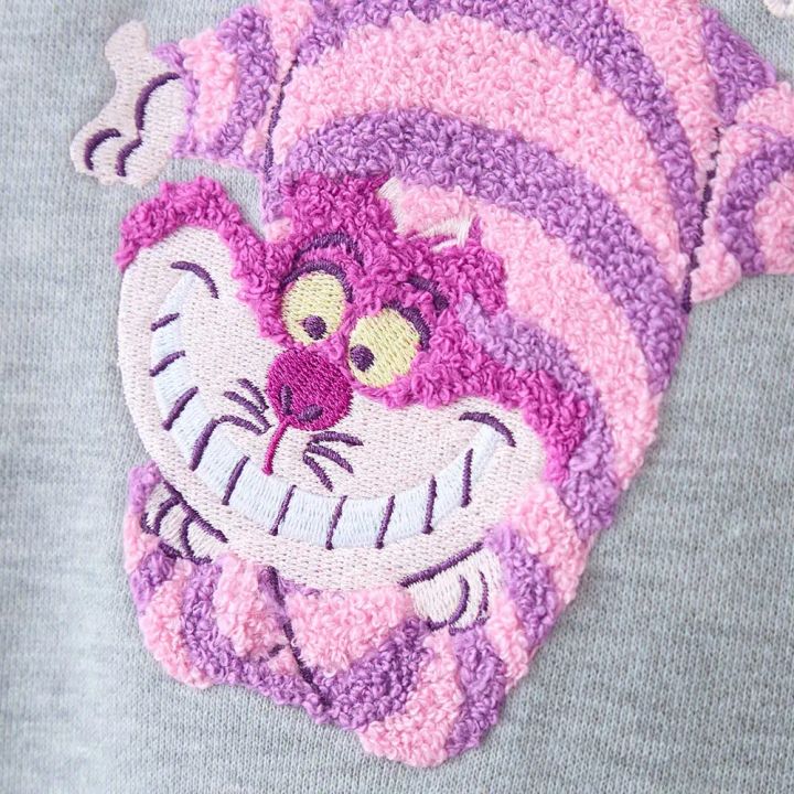 ユニセックスサガラ刺繍半袖ミニ裏毛プルオーバー デザインアップ