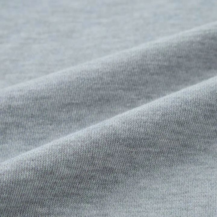ユニセックスサガラ刺繍半袖ミニ裏毛プルオーバー 素材アップ