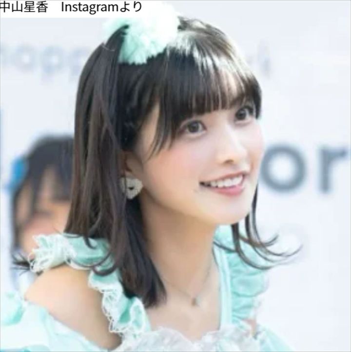 中山星香、ソロショット ※「中山星香」Instagram width=