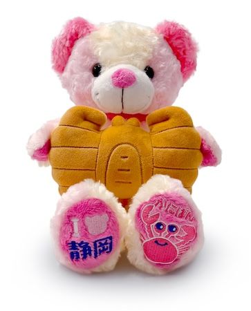 浜松発ロングセラー商品「かにぱん」をモチーフにした「かにぱん ご当地ベア」が登場