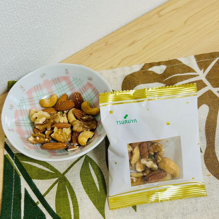 【TSURUYA】個包装で便利！健康にもよいミックスナッツ