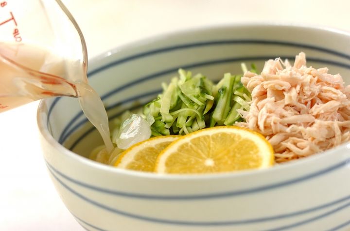 さっぱりさわやか！鶏だしレモンの冷やしラーメン by 松崎 恵理さんの作り方4