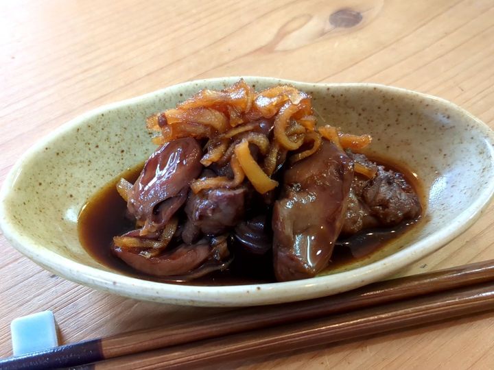 【鳥モツで旦那とおつまみ対決してみました！】 鉄分たっぷり鳥モツ煮