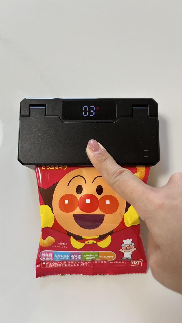 画像1: 挟むだけ！ 数秒でサッと密封