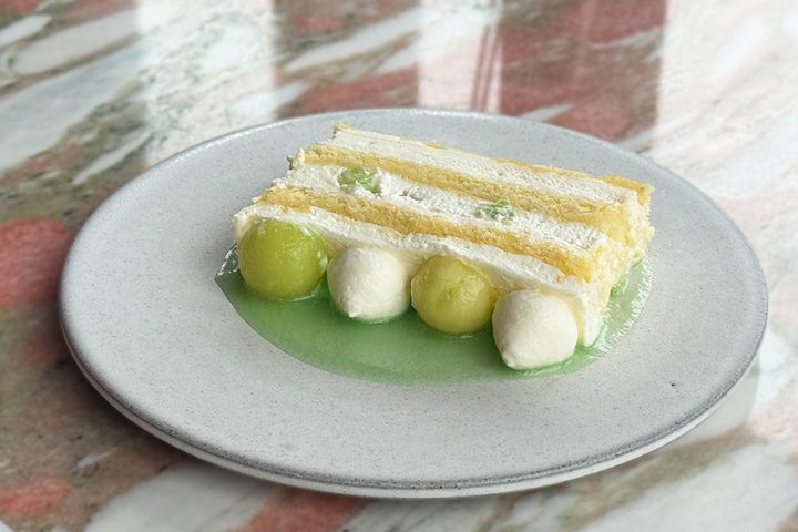 「メロンのショートケーキ」