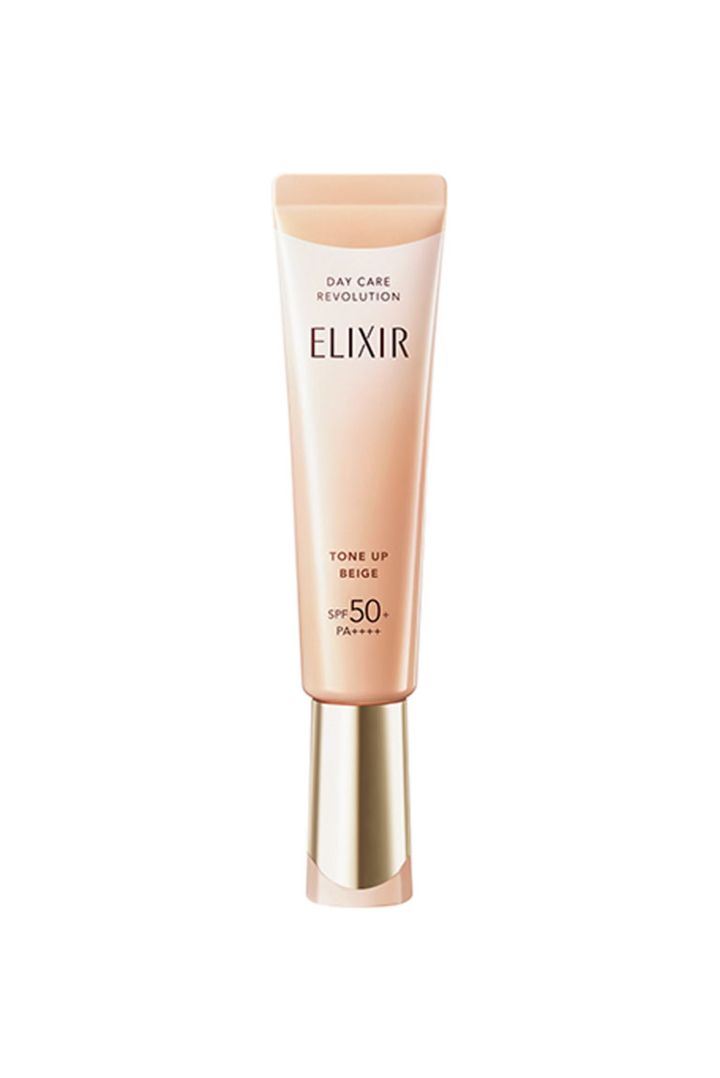 デーケアレボリューショントーン アップ BE + ca SPF50+・PA ++++ 35g¥3,410／エリクシール