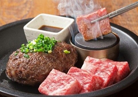薪火焼きハンバーグ＆佐賀・伊万里牛A5ランクステーキ