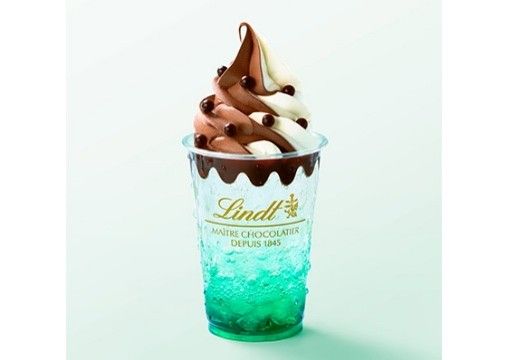 チョコミントソーダフロート リンツショコラティエブティック＆カフェ