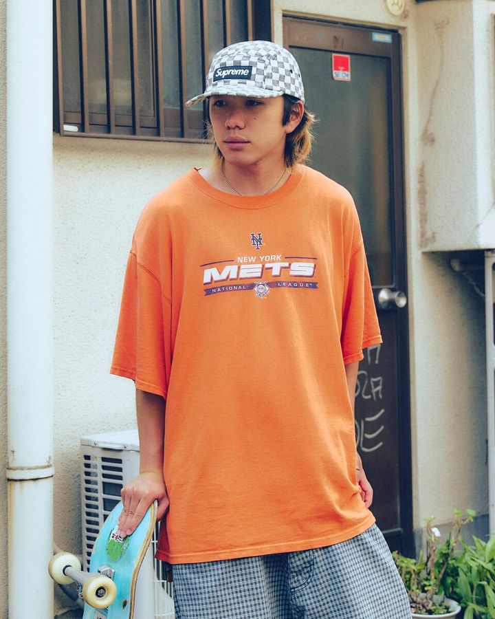 【10代スナップ＠高円寺】ビッグTシャツとゆったりショーツが気分！柄はチェックで合わせて