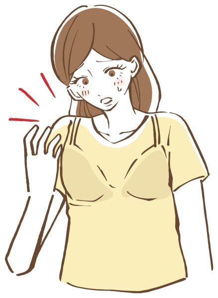 ポイント4・服にひびかず透けないものを。やっぱりベージュが優秀