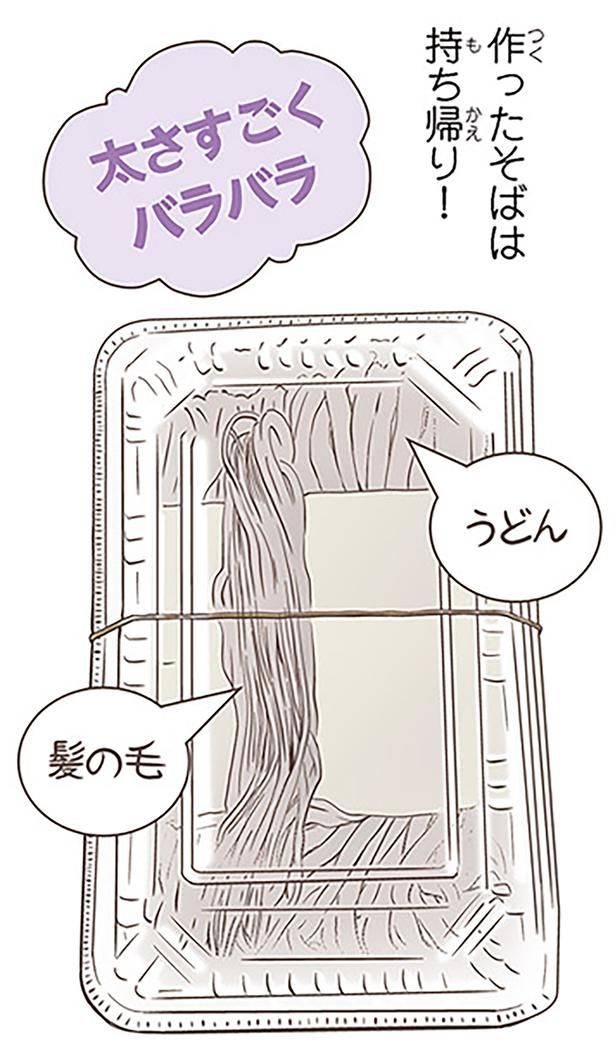 作ったそばは持ち帰り！ （C）オーサ・イェークストロム／KADOKAWA