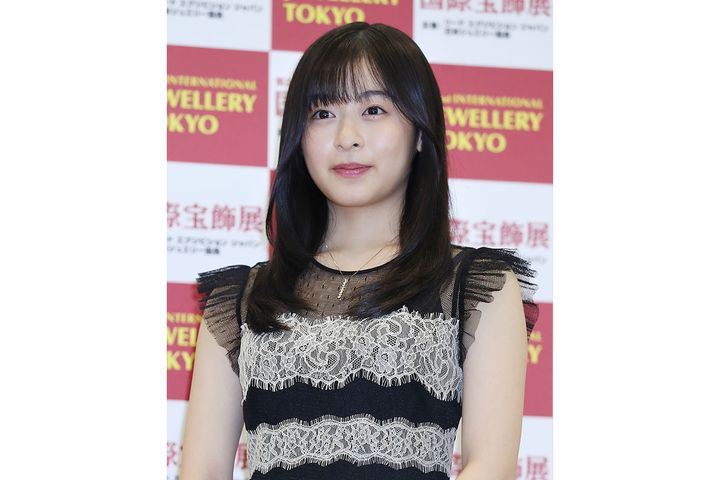 森七菜さん（2021年01月撮影、時事通信）