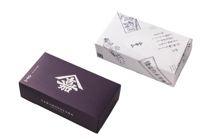 〈山本山〉ののりせんべいの外装