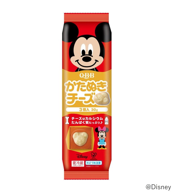 QBB/ミッキー＆フレンズ/かたぬきチーズ