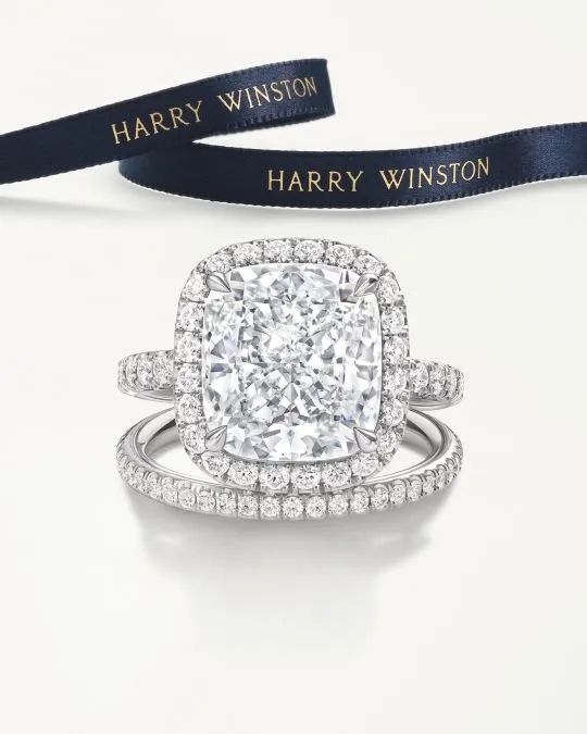 「Harry Winston 2026 September Bridal Fair」のエンゲージメントリングとウェディングバンド
