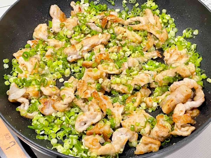 豚肉のネギみそ