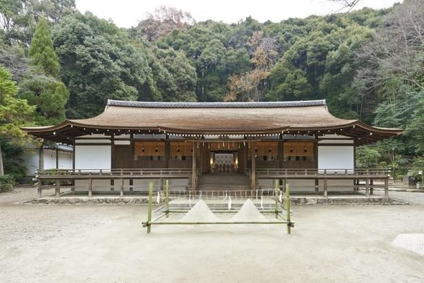 現存する神社建築では日本最古となる拝殿 画像提供：宇治上神社