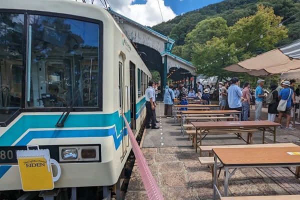 【京都府京都市】「八瀬えいでん《駅》地ビール祭り2026」開催！ビアホーム＆ビアトレインが登場