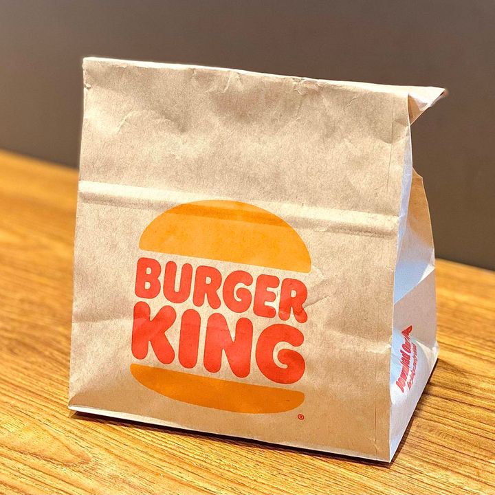 バーガーキングの紙袋