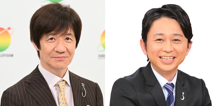 『内村光良＆有吉弘行の日テレファミリー歌合戦～私がファミリーと届けたい歌～』の司会を務める内村光良と有吉弘行 （C）日本テレビ width=