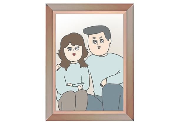 若い頃の写真 （C）チリツモル／KADOKAWA