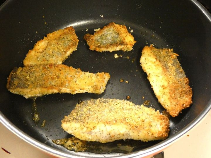 パクパク止まらない！「メダイのマヨチーズパン粉焼き」