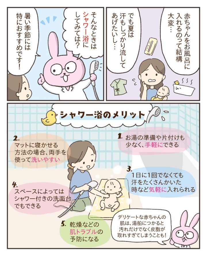 夏のお風呂術