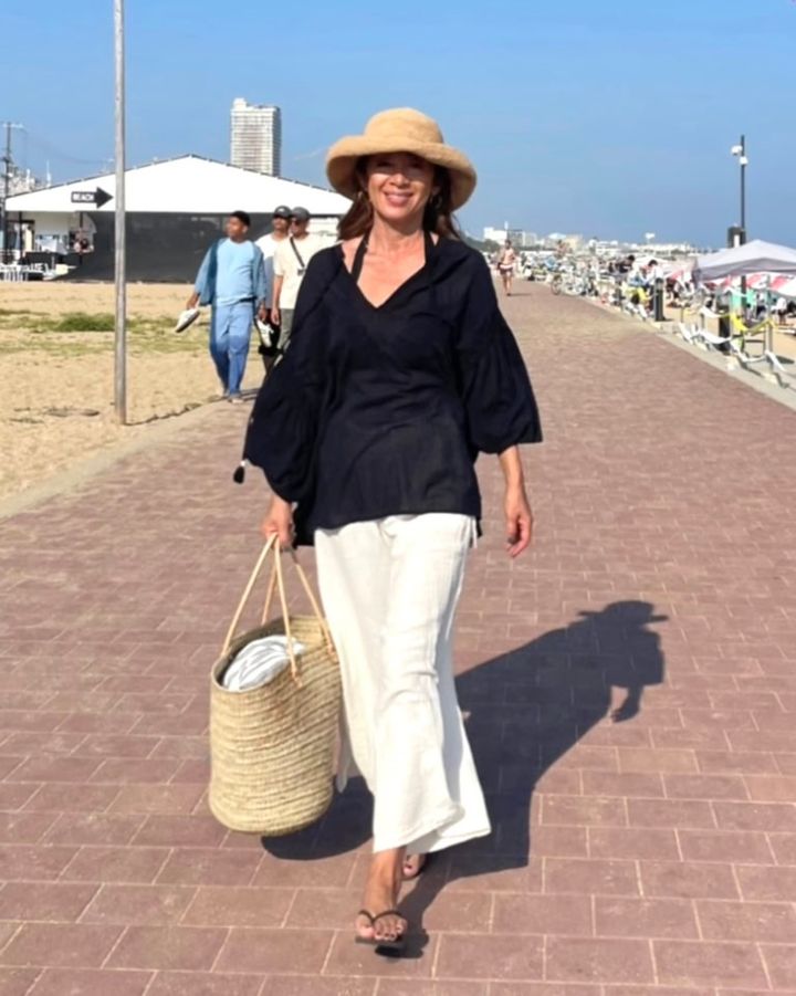 夏旅コーデ_大人なボヘミアンシックに