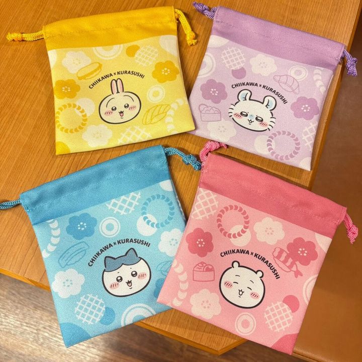 くら寿司×ちいかわ ミニ巾着