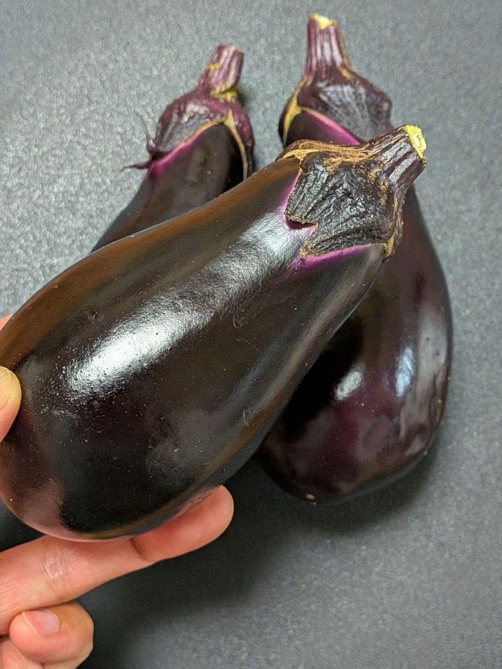 【朝どれ野菜】新鮮な茄子の見分け方