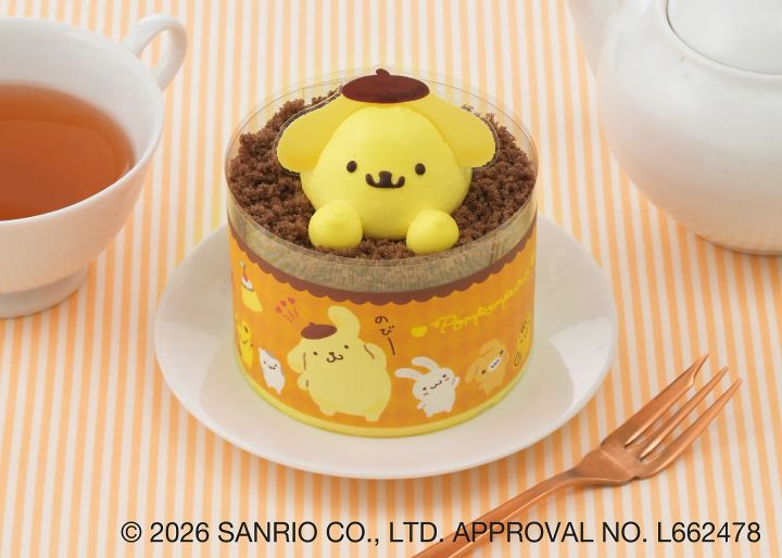 ポムポムプリンのプリン風ケーキ イメージ