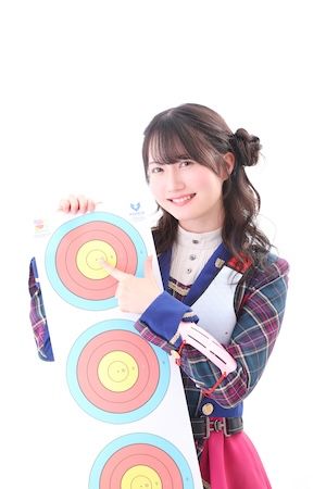 【愛知県名古屋市】愛知県アーチェリー協会とアイドルグループ「dela」が連携。アーチェリーを応援