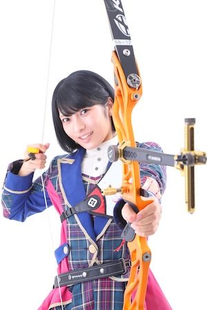 【愛知県名古屋市】愛知県アーチェリー協会とアイドルグループ「dela」が連携。アーチェリーを応援