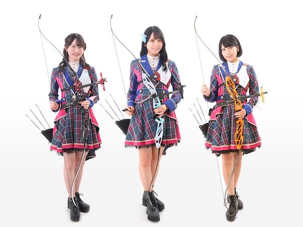 【愛知県名古屋市】愛知県アーチェリー協会とアイドルグループ「dela」が連携。アーチェリーを応援