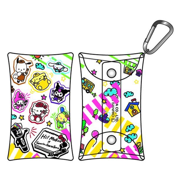 「Hi! Mckee×サンリオキャラクターズ クリアマルチポケース」(1650円)