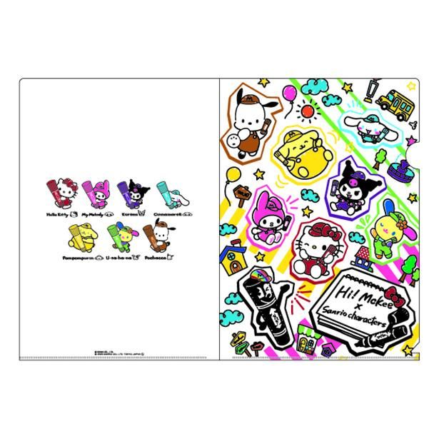 「Hi! Mckee×サンリオキャラクターズ クリアファイル」(440円)